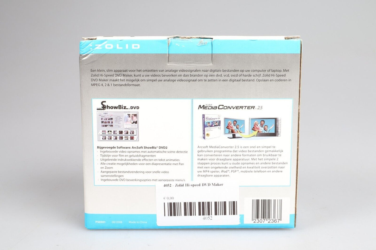 Zolid snelle dvd-maker