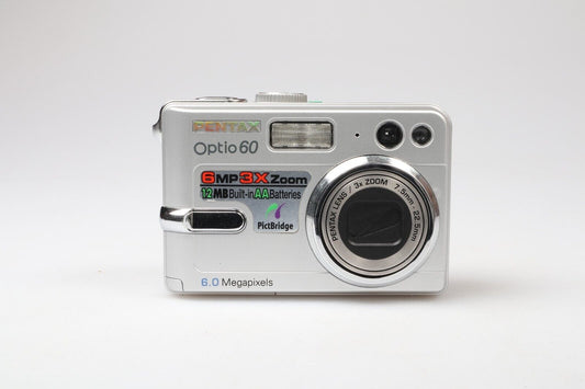 Pentax Optio 60 | Digital Compact Camera | 6.0MP | Silver