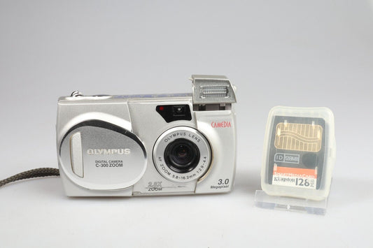 Olympus C-300 Zoom | Digitale compactcamera | 3.0MP | Zilver 