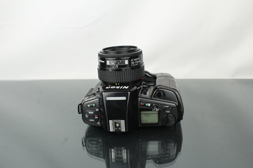 Nikon F90X + Nikkor 35-70mm 1:3.3-4.5 lens