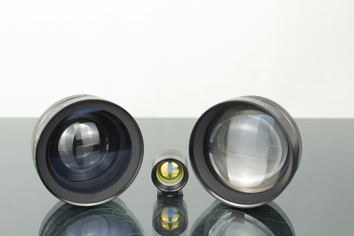 Yashikor Aux Telephoto 1:4 S105 + Yashikor Aux Wide Angle 1:4 + Tele Wide Finder