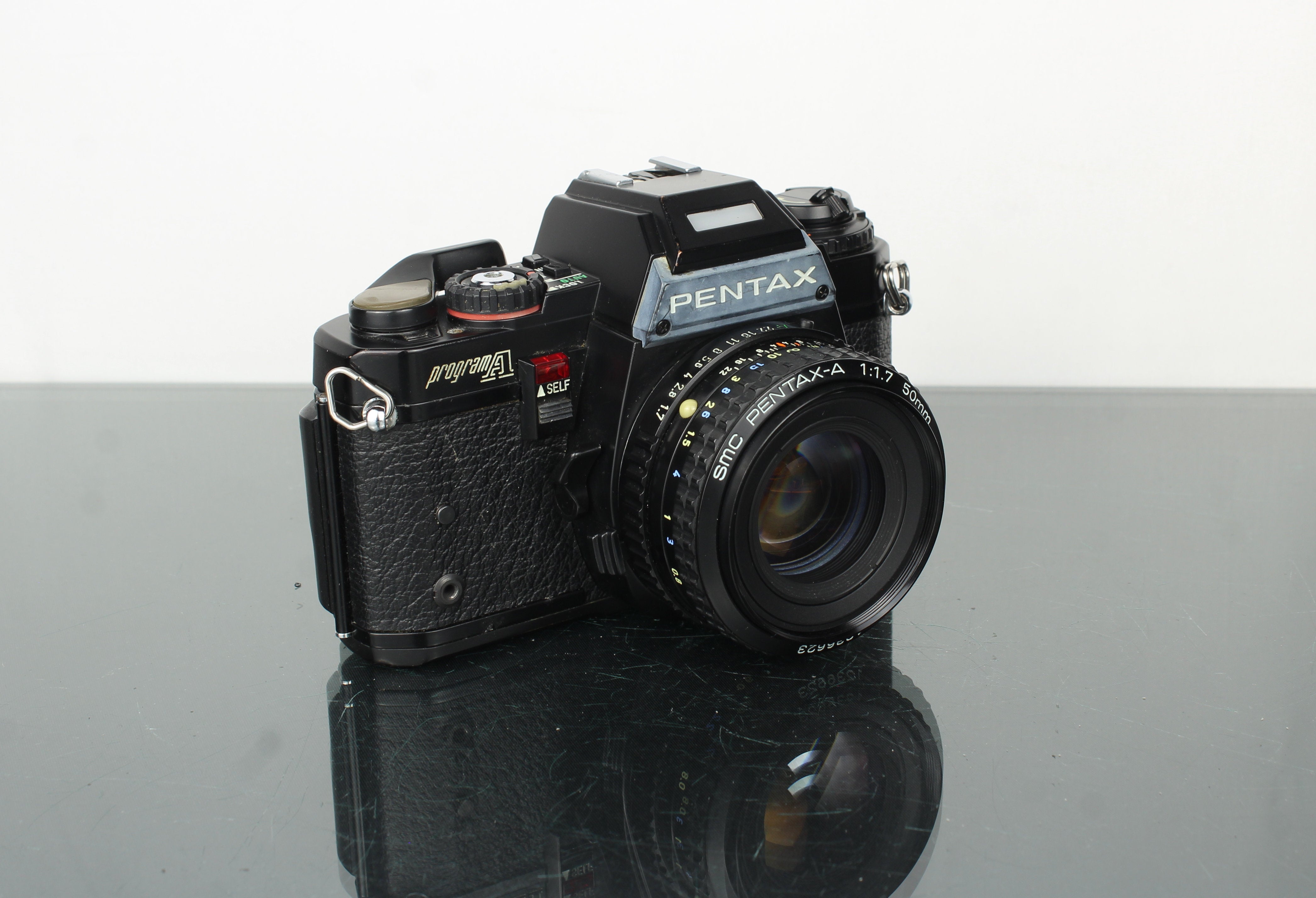 Pentax Program-A + SMC Pentax-A 50mm 1.7 lens – Dutch|Thrift
