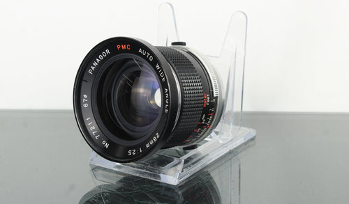 Panagor PMC Auto Wide Angle 28mm f/2.5 Olympus OM Mount