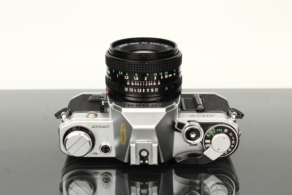 Canon AE-1 + Canon FD 50mm f/1.8