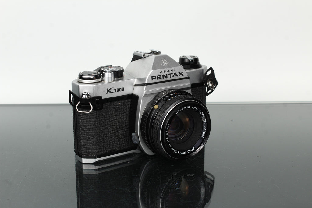Pentax K1000 + Pentax-M 1:2 50mm