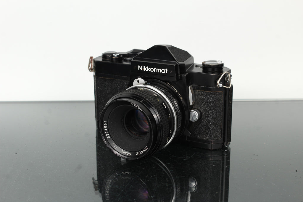 Nikon Nikkormat + Nikkor 1:2 50mm