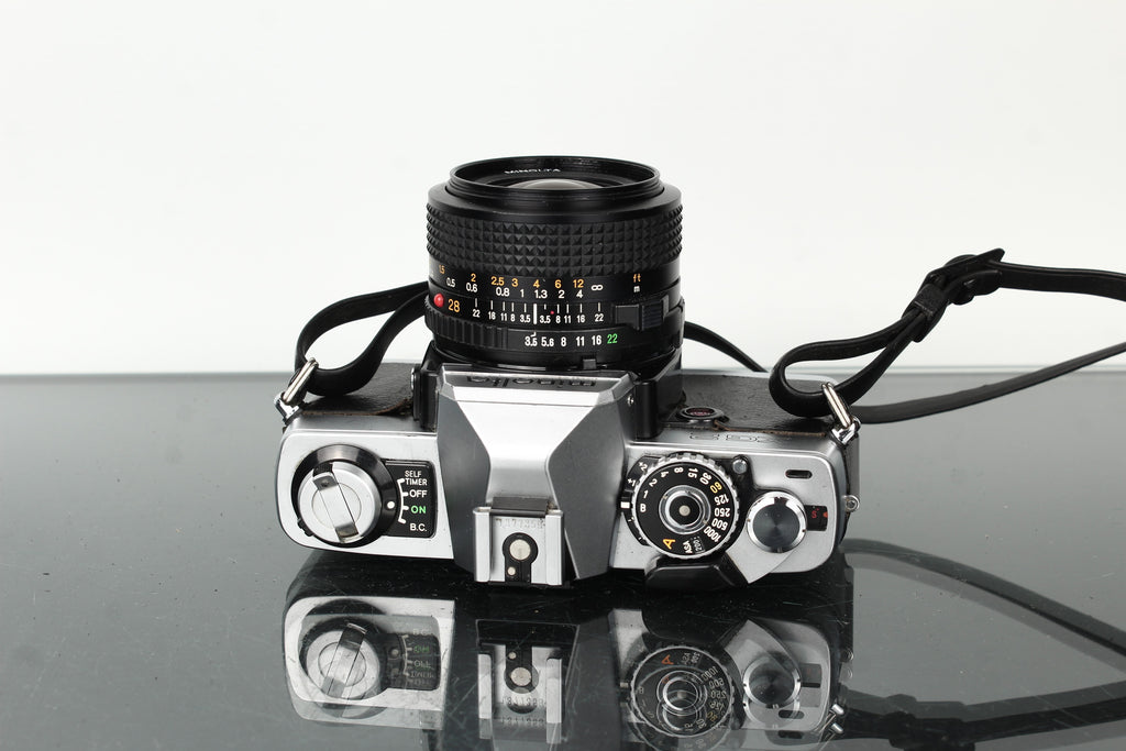 Minolta XG2 + Minolta MD 28mm f/3.5