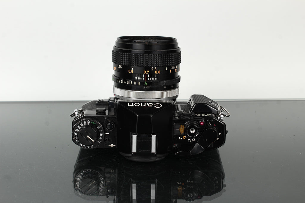 Canon A-1 + Canon Lens FD 50mm 1:1.4 SSC