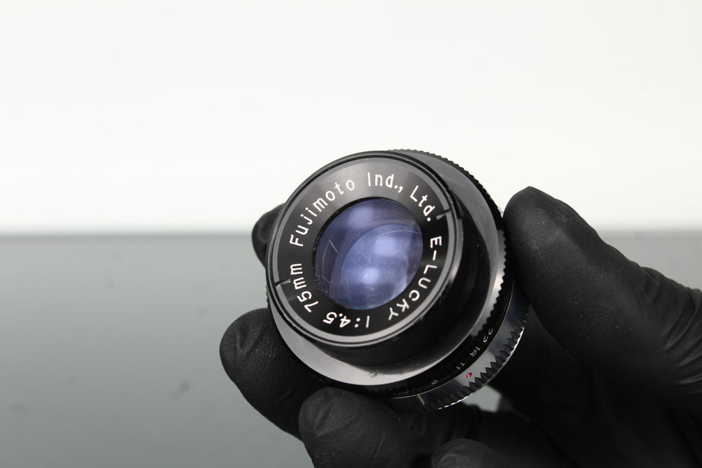 Fujimoto E-Lucky 75mm f/4.5