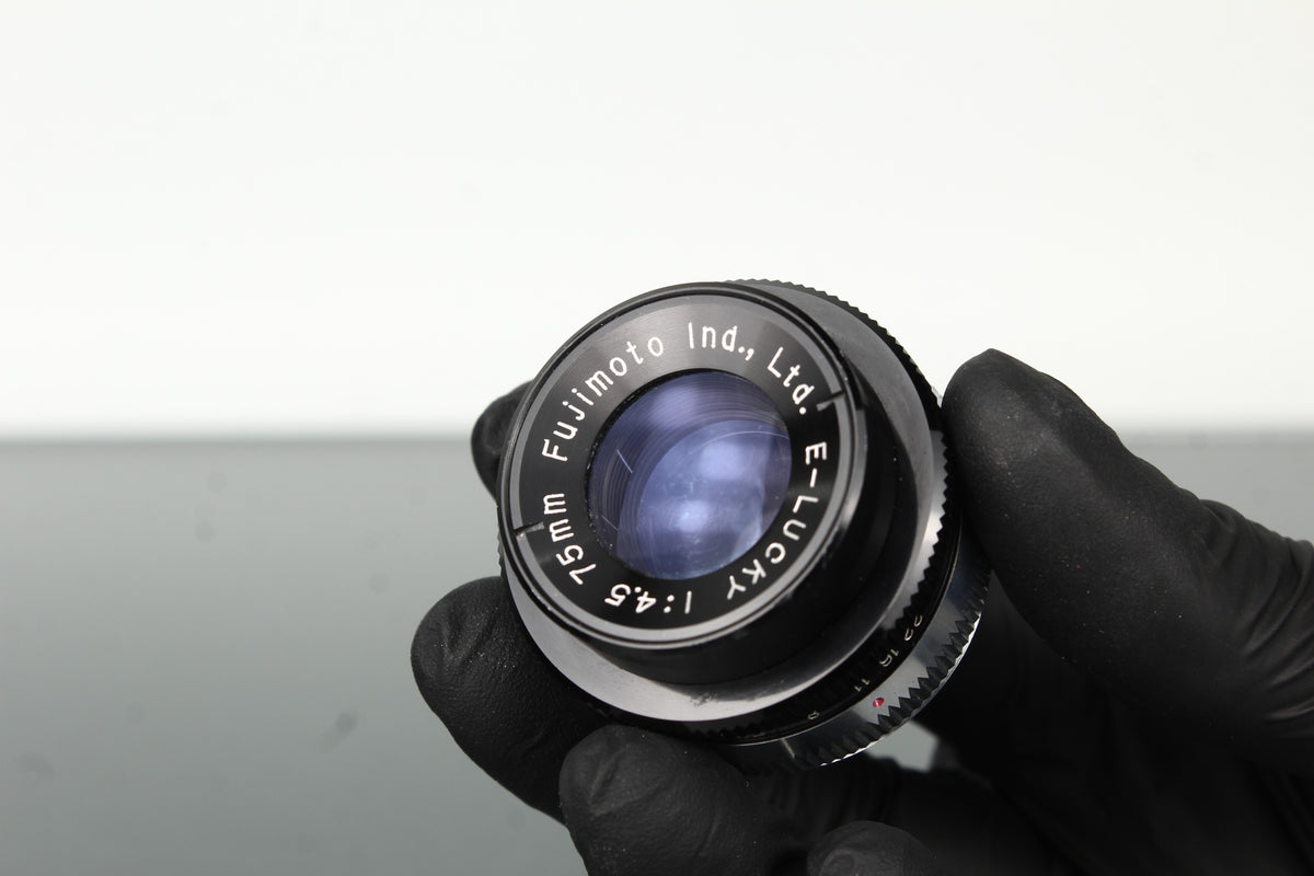 Fujimoto E-Lucky 75mm f/4.5