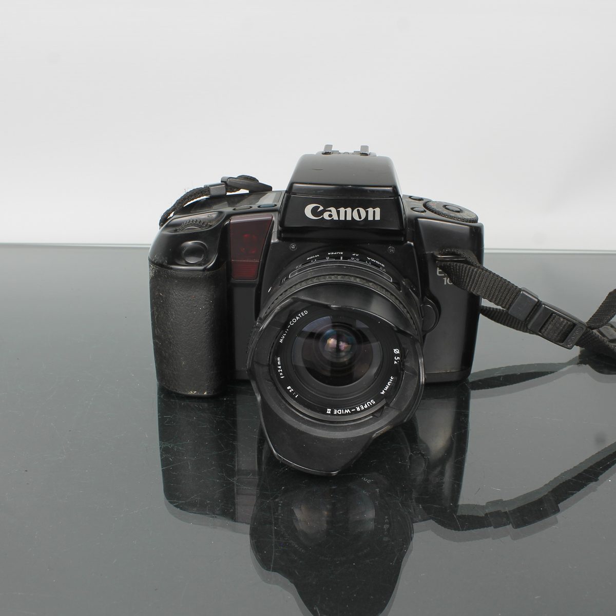 Canon EOS100 Film SLR Camera with Sigma 24mm Lens – Dutch|Thrift