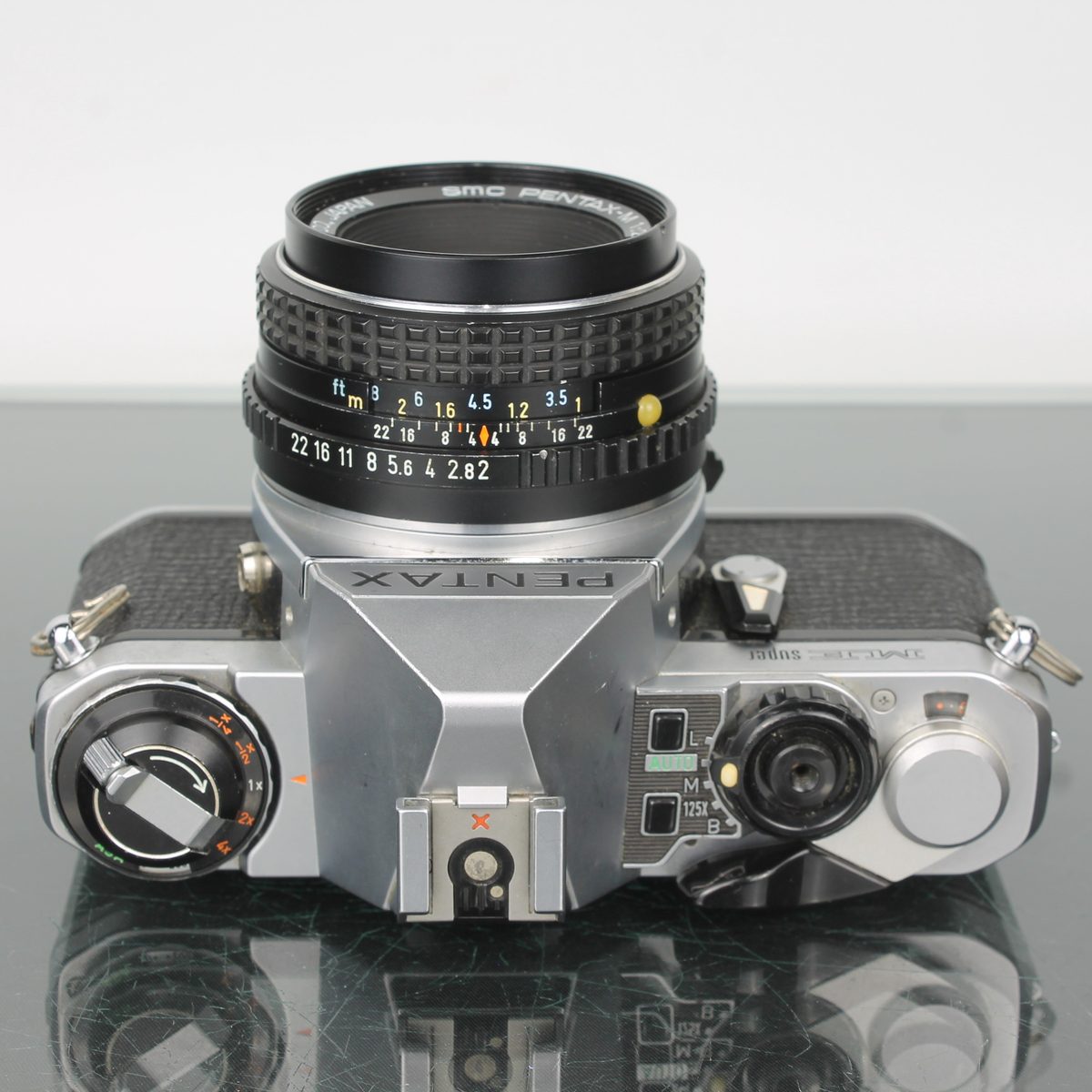 ★美品★ペンタックスME SUPER+SMC PENTAX-M 50mm F2 Pentax ME Super + SMC Pentax-M 50mm f/2 - 35mm SLR Film Camera