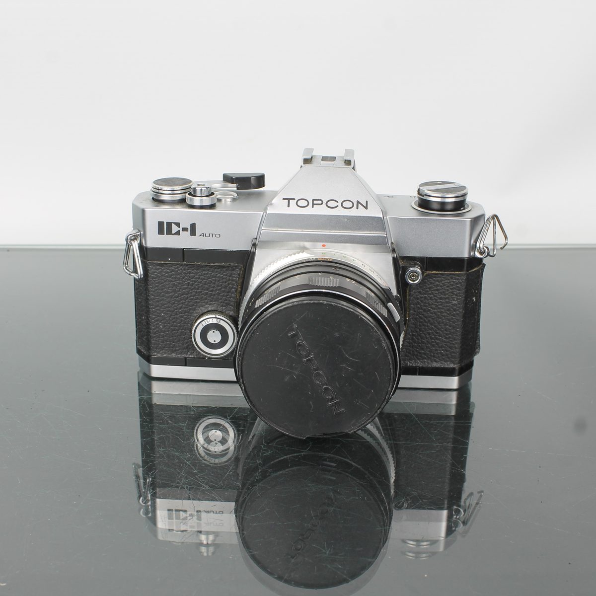 Topcon IC-1 Auto SLR Film Camera Kit with Topcor 50mm f/1.8 Lens