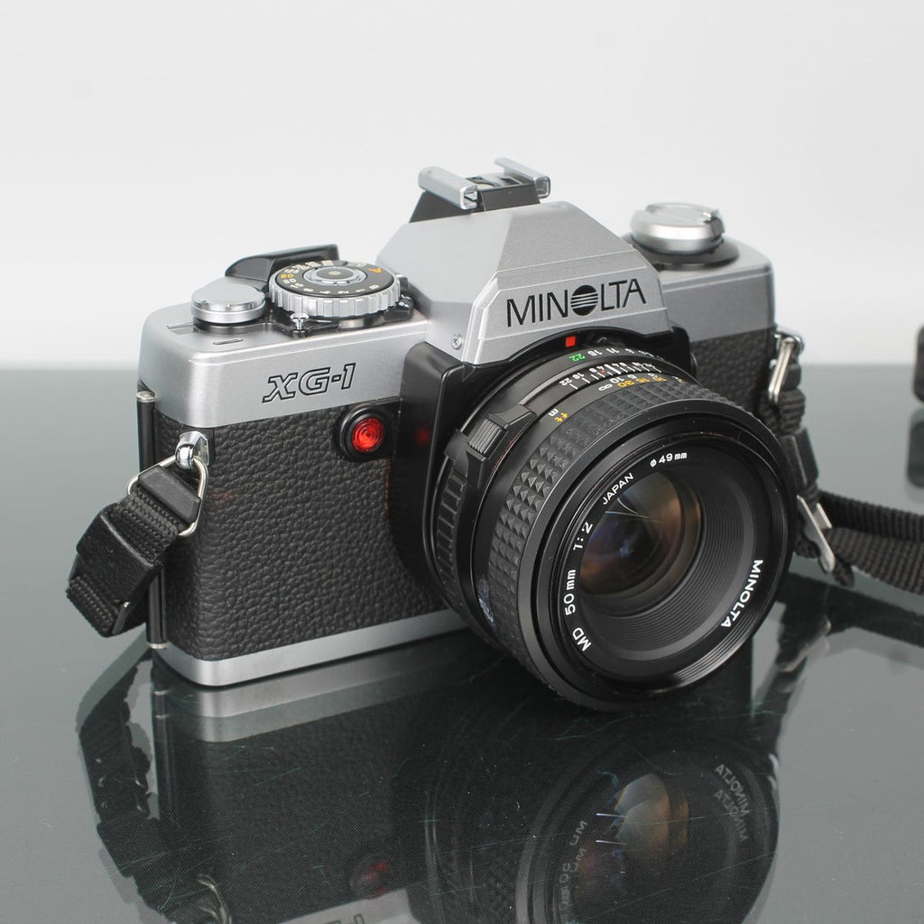 Minolta XG-1 + Minolta MD 50mm 1:1