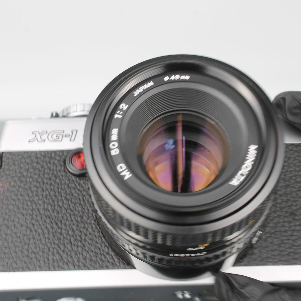 Minolta XG-1 + Minolta MD 50mm 1:1