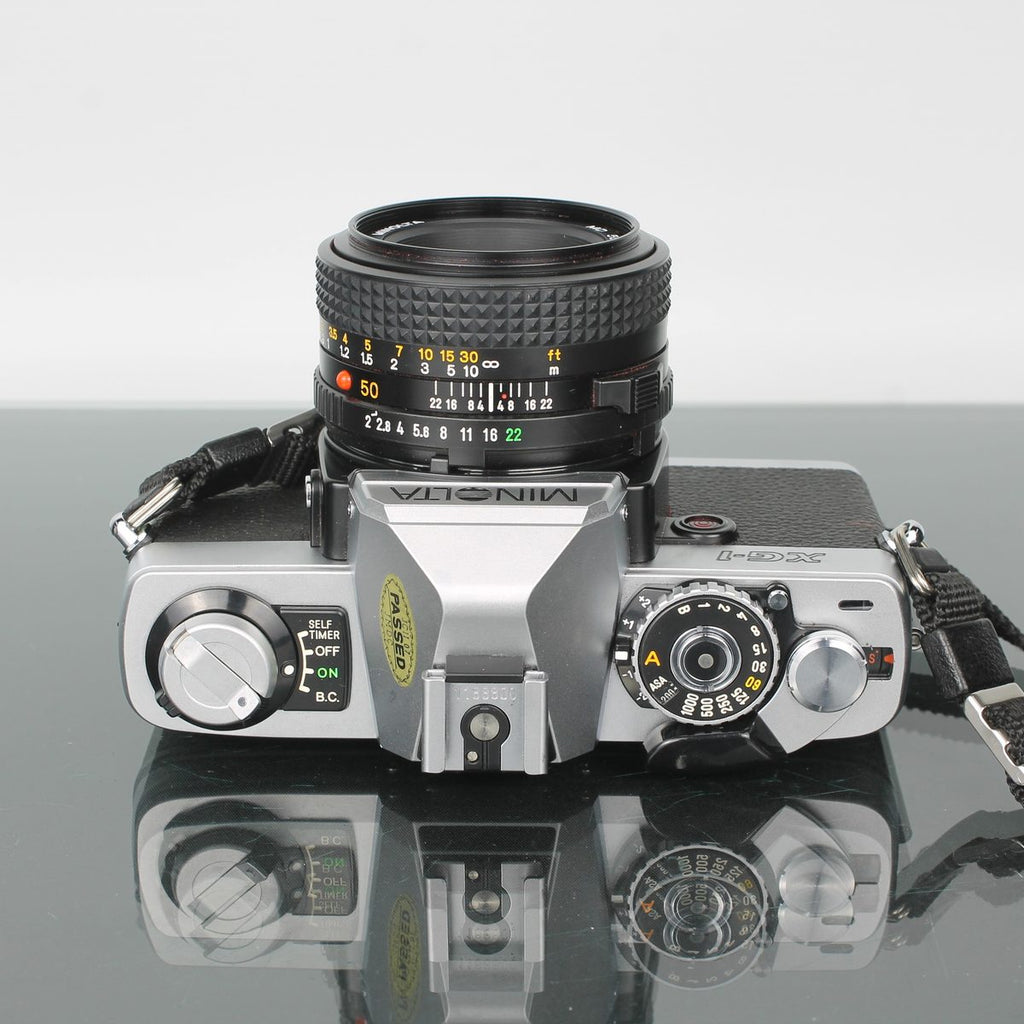 Minolta XG-1 + Minolta MD 50mm 1:1
