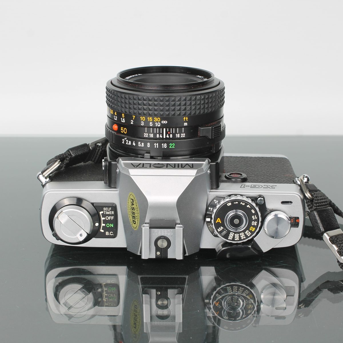 Minolta XG-1 + Minolta MD 50mm 1:1