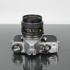 Pentax ME + SMC Pentax 1:2 55mm