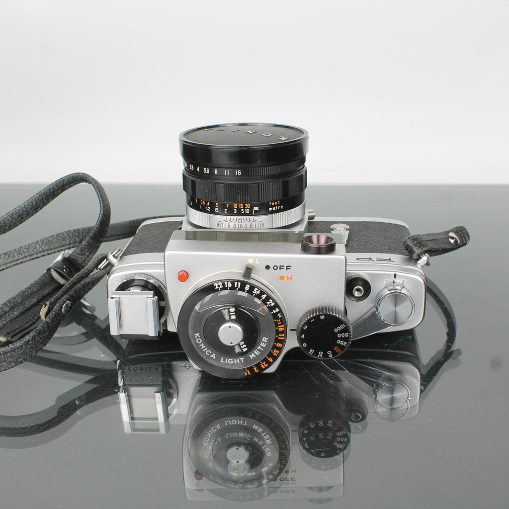 Konica FP with Hexanon 52mm f/1.8