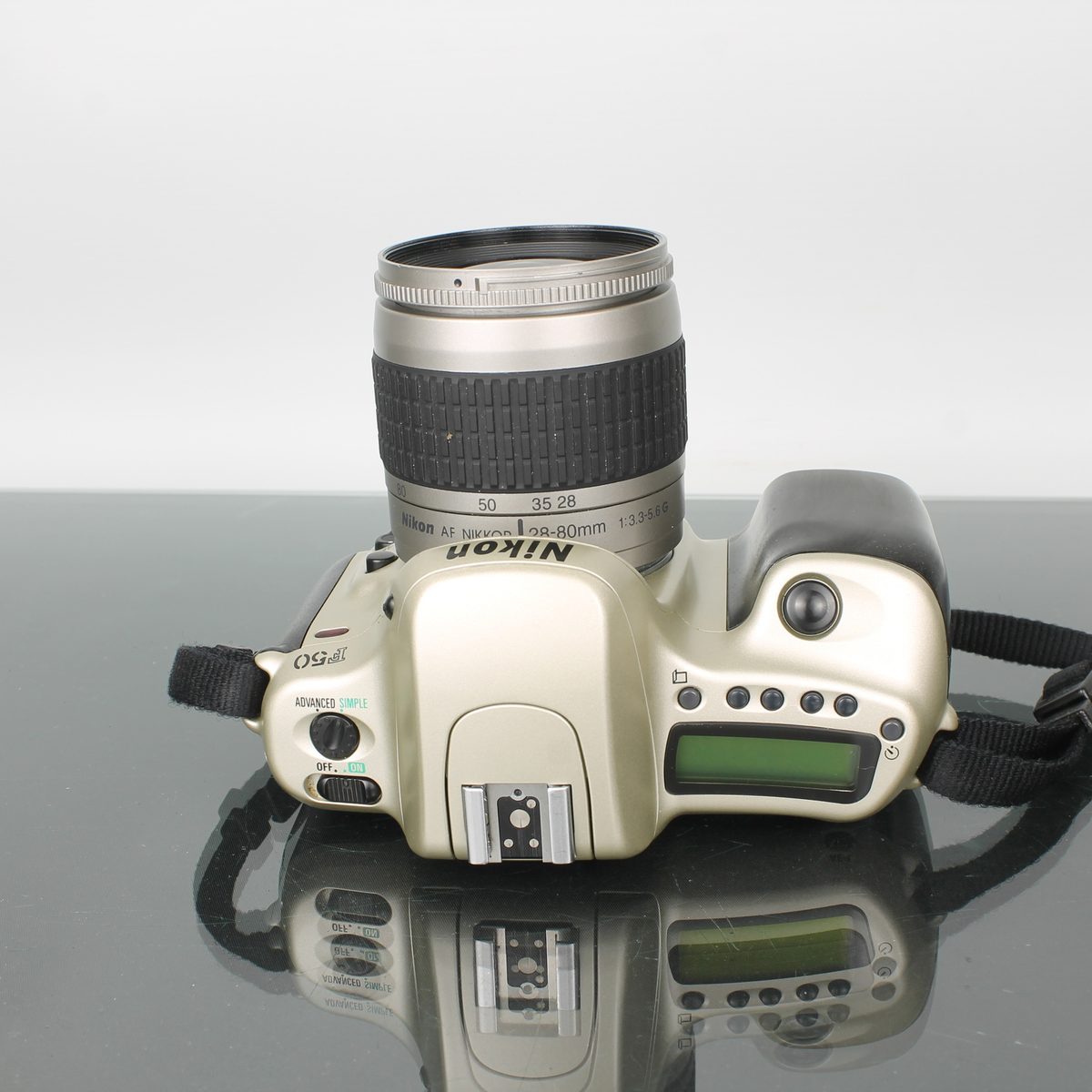 Nikon F50 Film SLR Camera with AF Nikkor 28-80mm Zoom Lens – Dutch