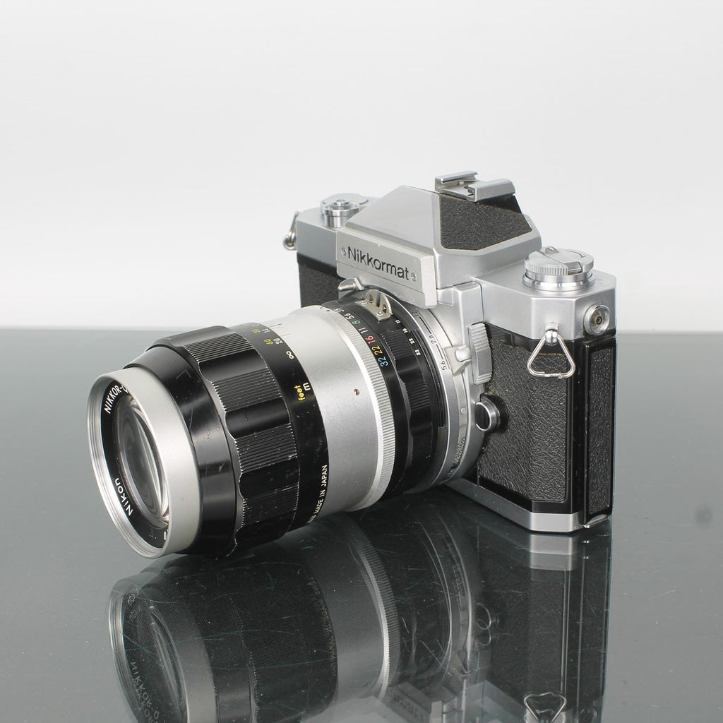Nikon Nikkormat + Nikkor-Q Auto 135mm f/3.5