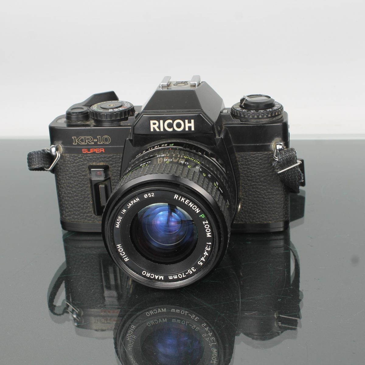 Ricoh KR-10 Super Film Camera with Rikenon P Zoom 35-70mm Lens