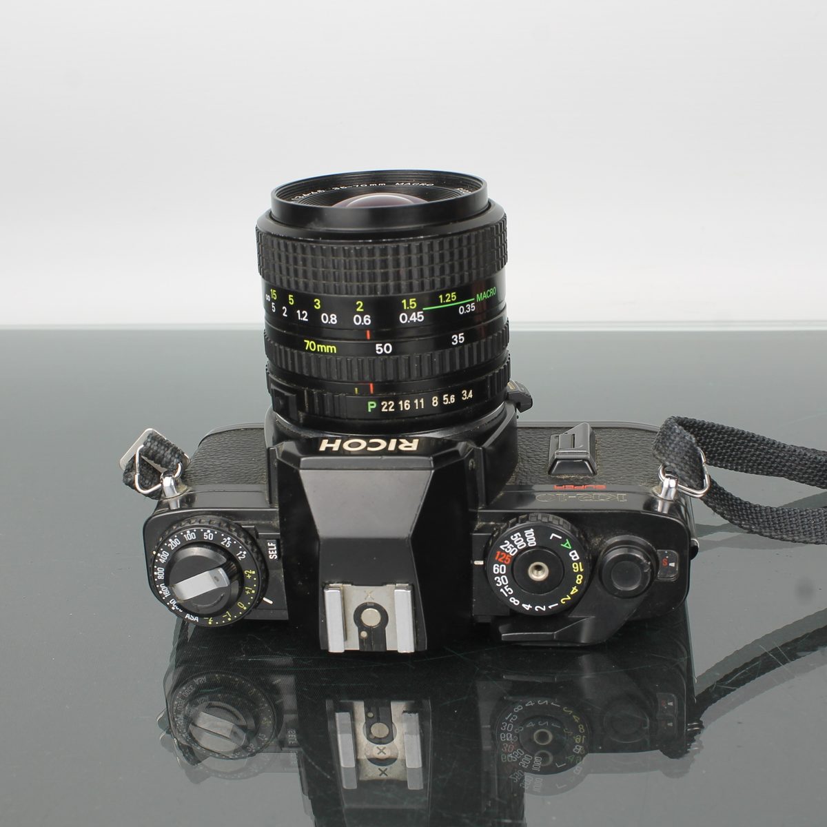 Ricoh KR-10 Super Film Camera with Rikenon P Zoom 35-70mm Lens