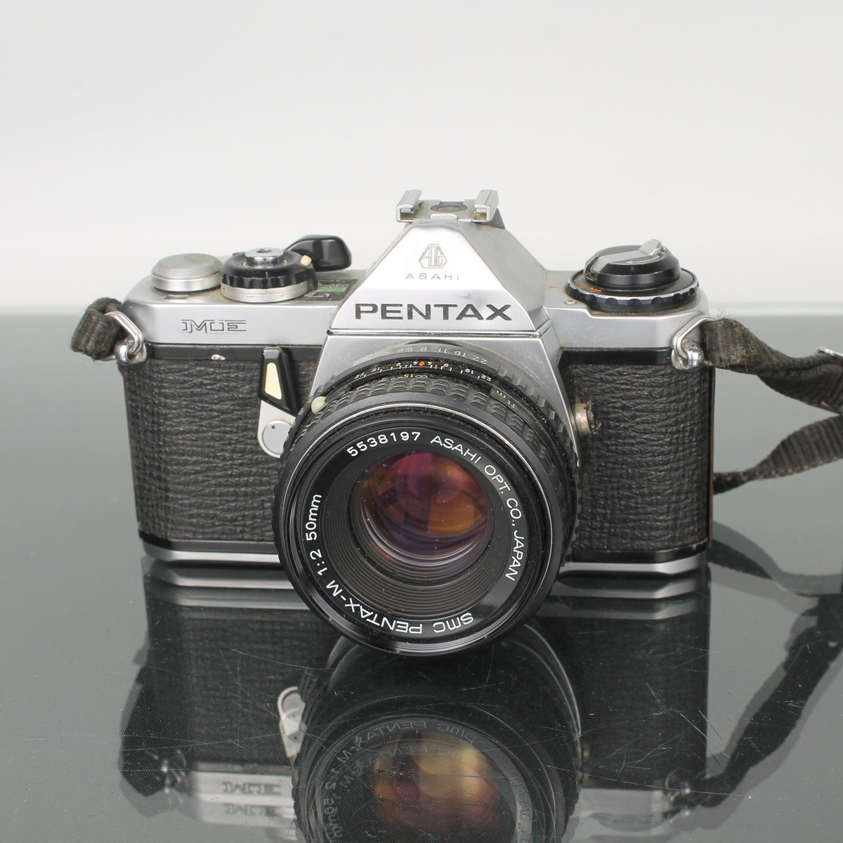 Asahi Pentax ME Film Camera with SMC Pentax-M 50mm f/2 Lens