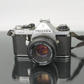 Asahi Pentax ME + SMC Pentax-M 1:2 50mm