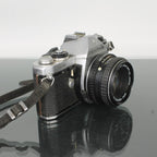 Asahi Pentax ME + SMC Pentax-M 1:2 50mm