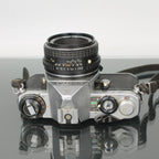 Asahi Pentax ME + SMC Pentax-M 1:2 50mm