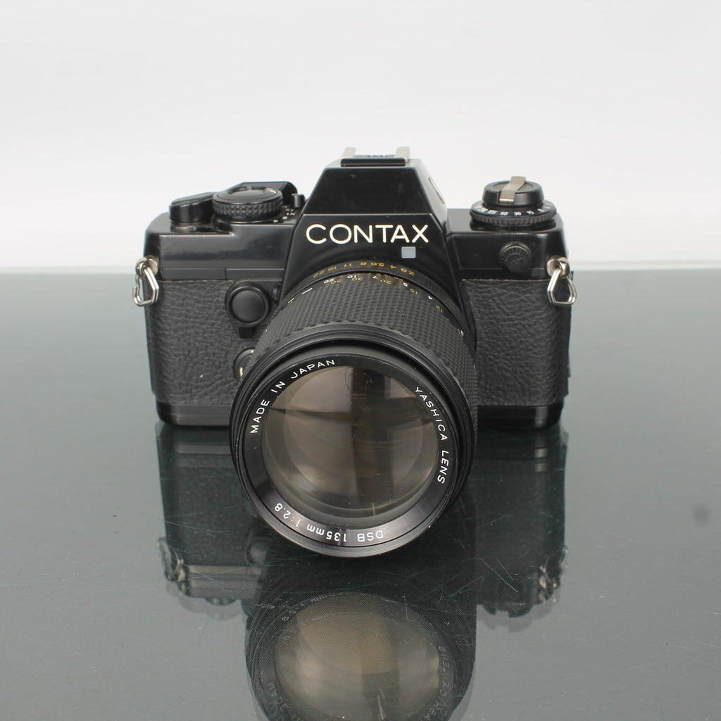 Contax 139 Quartz + Yashica 135mm f/2.8