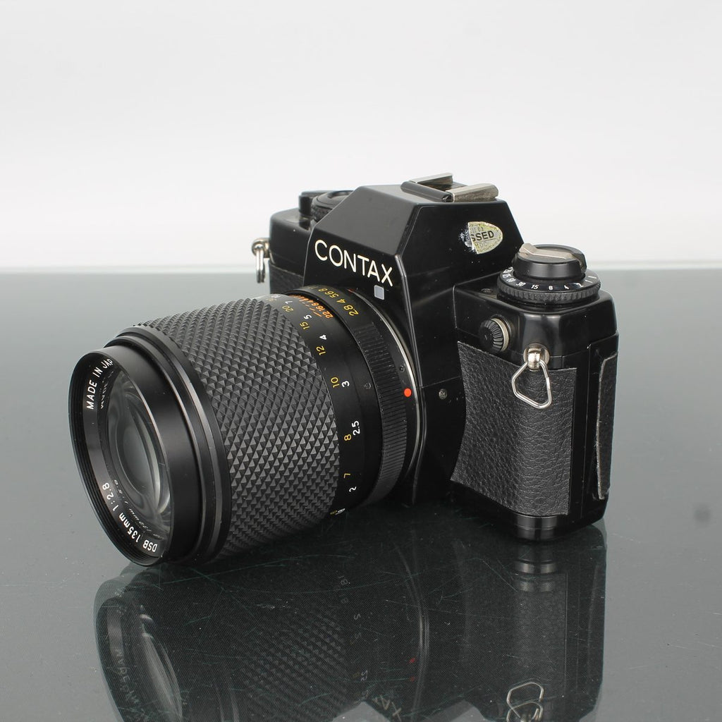 Contax 139 Quartz + Yashica 135mm f/2.8