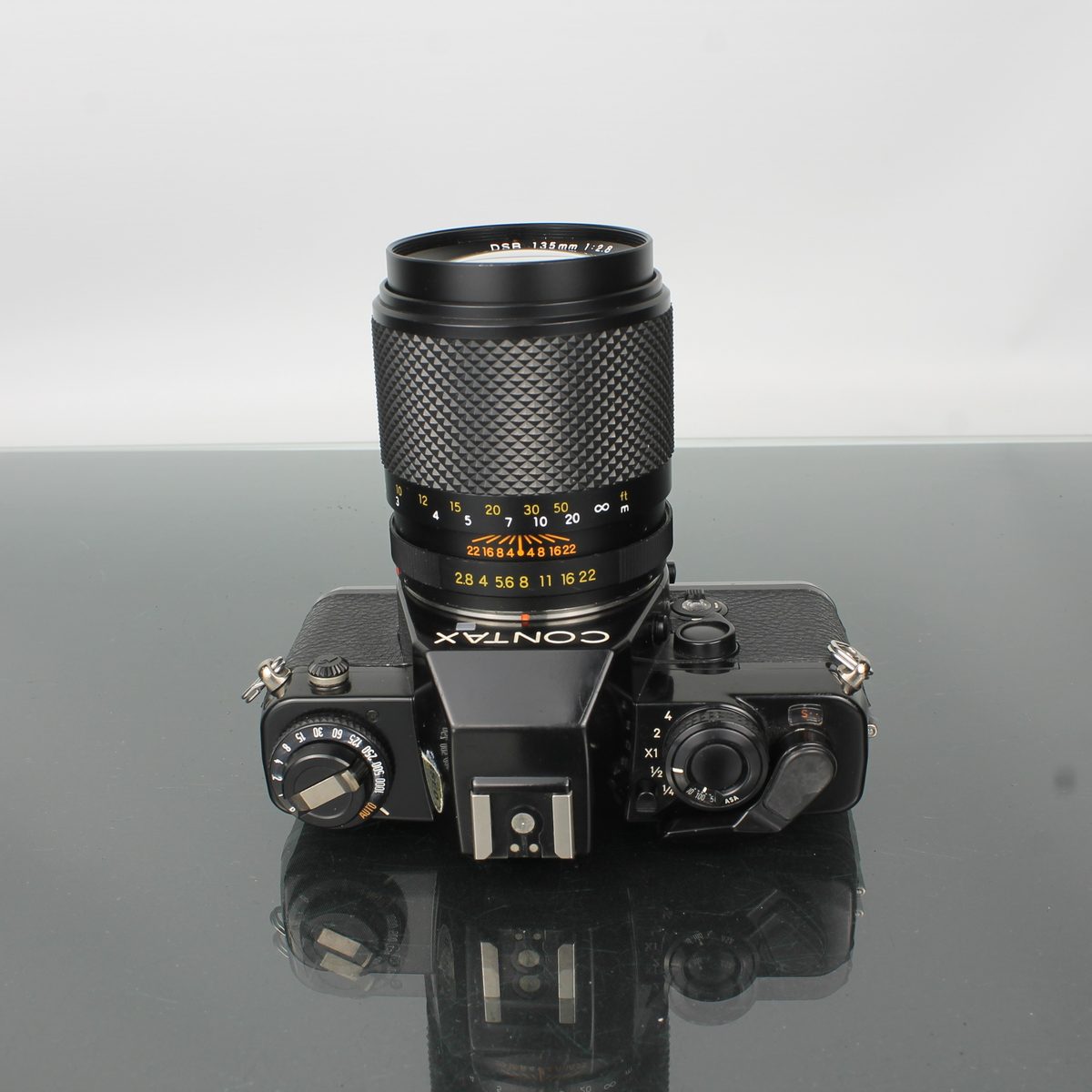 Contax 139 Quartz SLR with Yashica DSB 135mm f/2.8 Lens – Dutch|Thrift