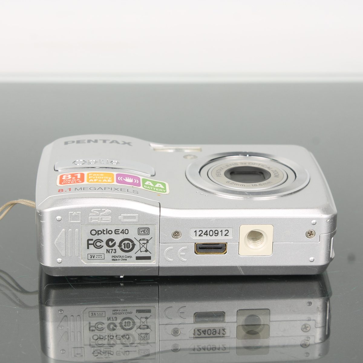Pentax Optio E40 Digital Compact Camera - 8.1 MP – Dutch|Thrift