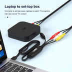 Gold-plated Interface AV to USB 1080P Video Capture cable, USB 2.0 RCA