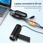 Gold-plated Interface AV to USB 1080P Video Capture cable, USB 2.0 RCA