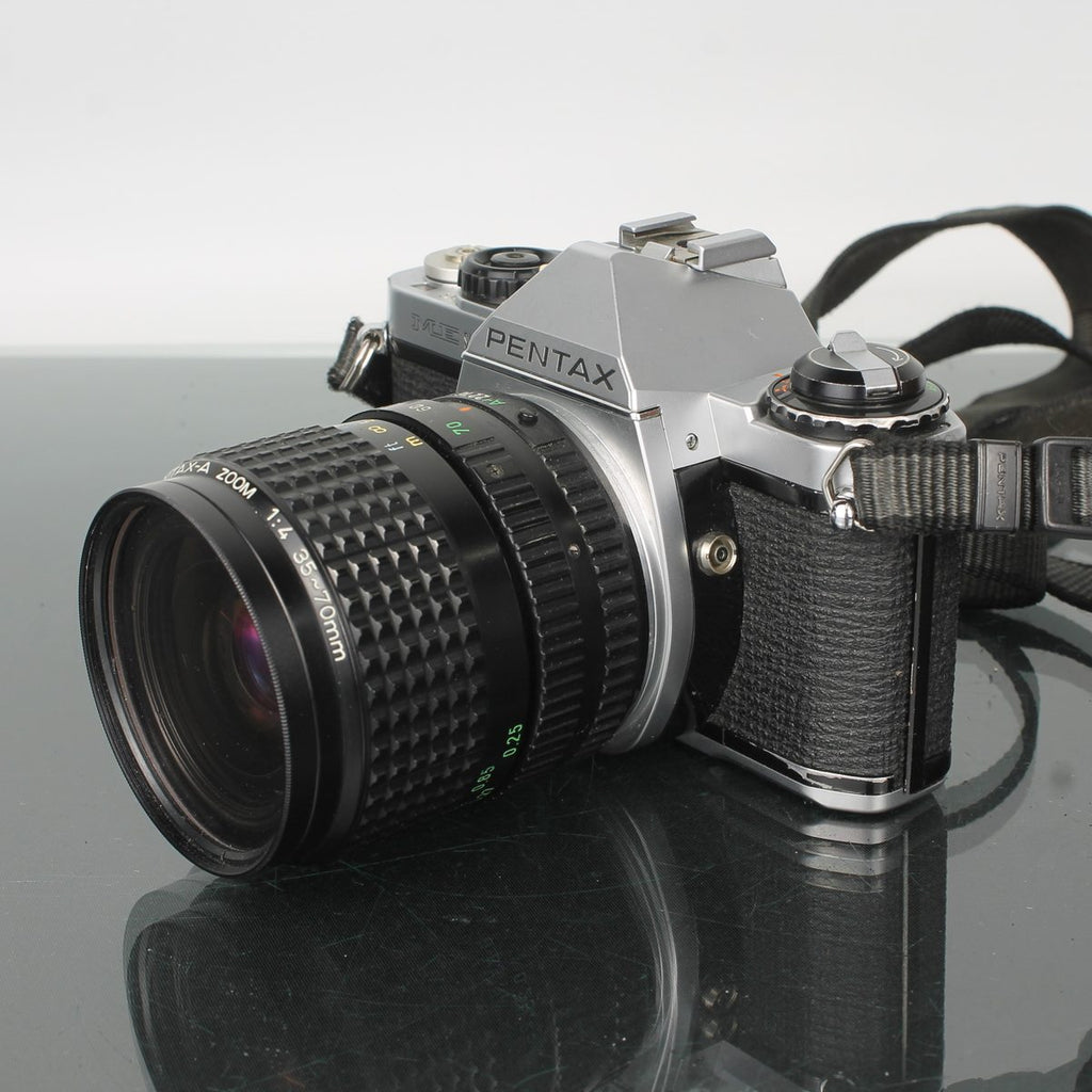 Pentax ME-Super + SMC Pentax 1:4 35-70mm
