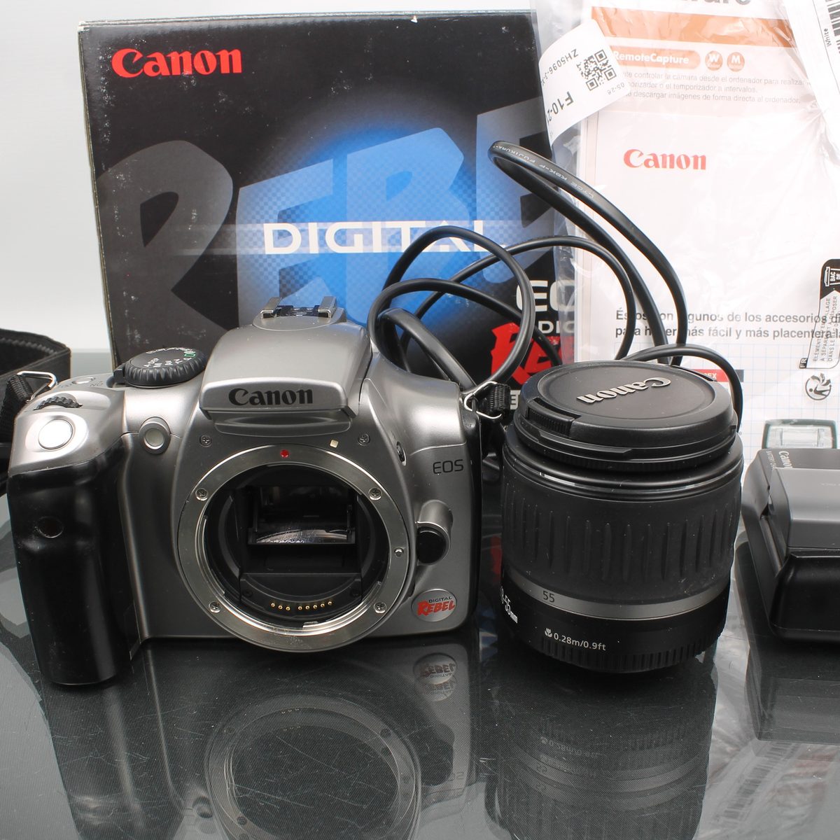 Canon Digital Rebel + Canon Zoom Lens EF-S 18-55 mm 1.3.5-5.6