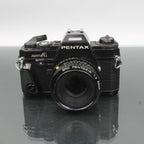 Pentax Super-A + SMC Pentax-A 1:2 50mm