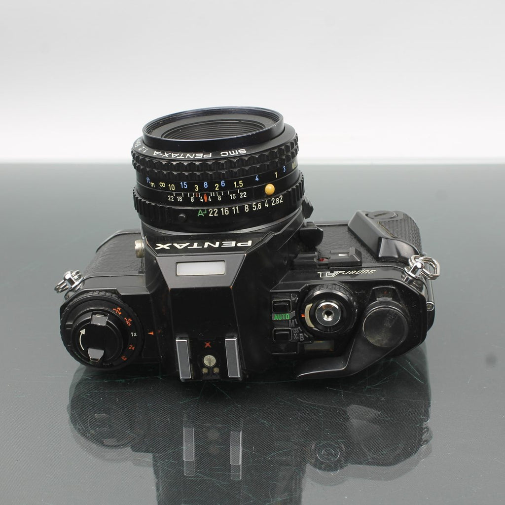 Pentax Super-A + SMC Pentax-A 1:2 50mm