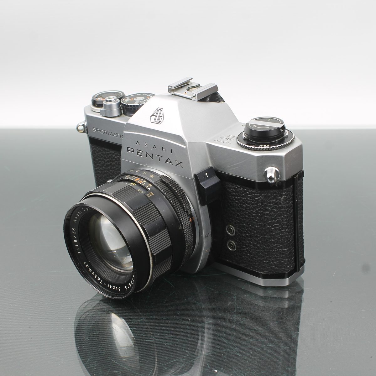 Asahi Pentax Spotmatic F SLR Camera with 55mm f/1.8 Lens – Dutch