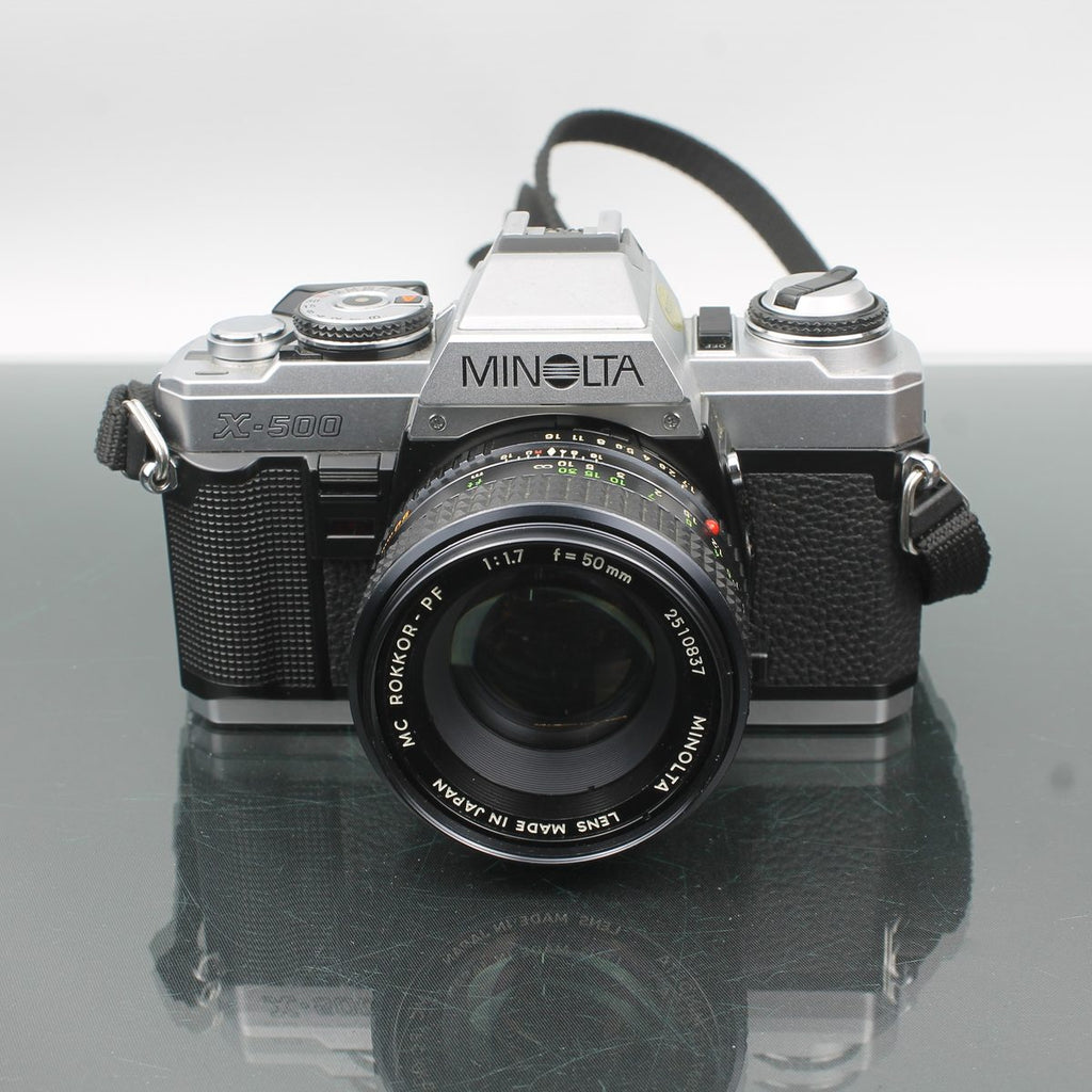 Minolta X-500 + MC Rokkor-PF 1:1.7 f=50mm