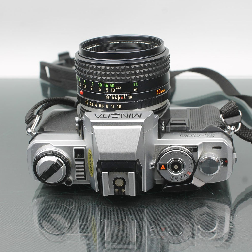 Minolta X-500 + MC Rokkor-PF 1:1.7 f=50mm