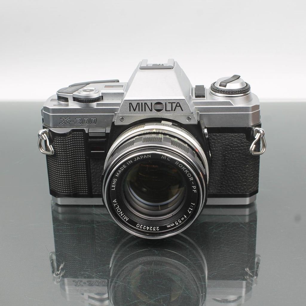 Minolta X300 + MC Rokkor-PF 1:1.7 F=55mm