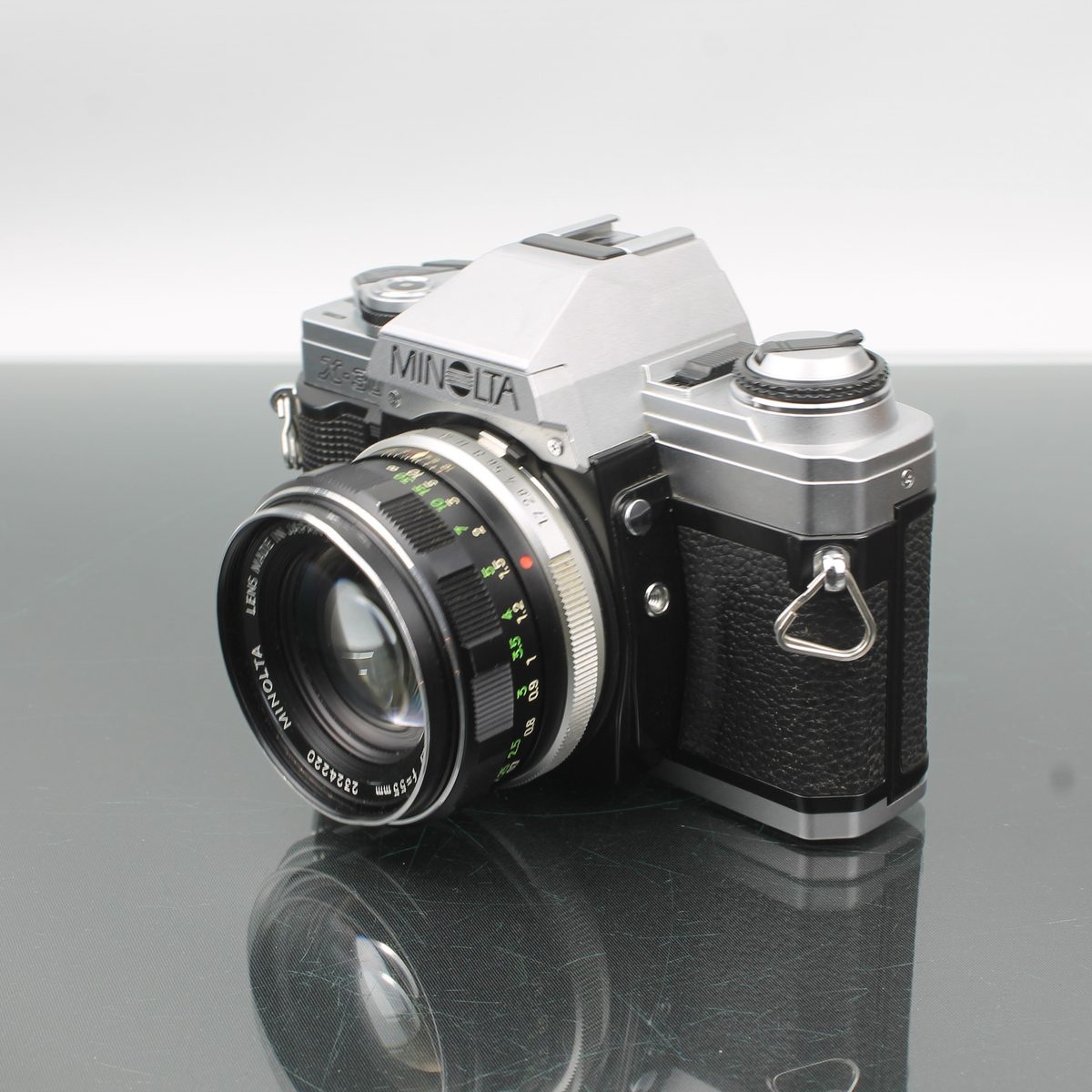 Minolta X300 + MC Rokkor-PF 1:1.7 F=55mm