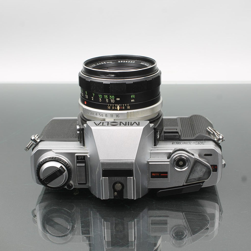 Minolta X300 + MC Rokkor-PF 1:1.7 F=55mm
