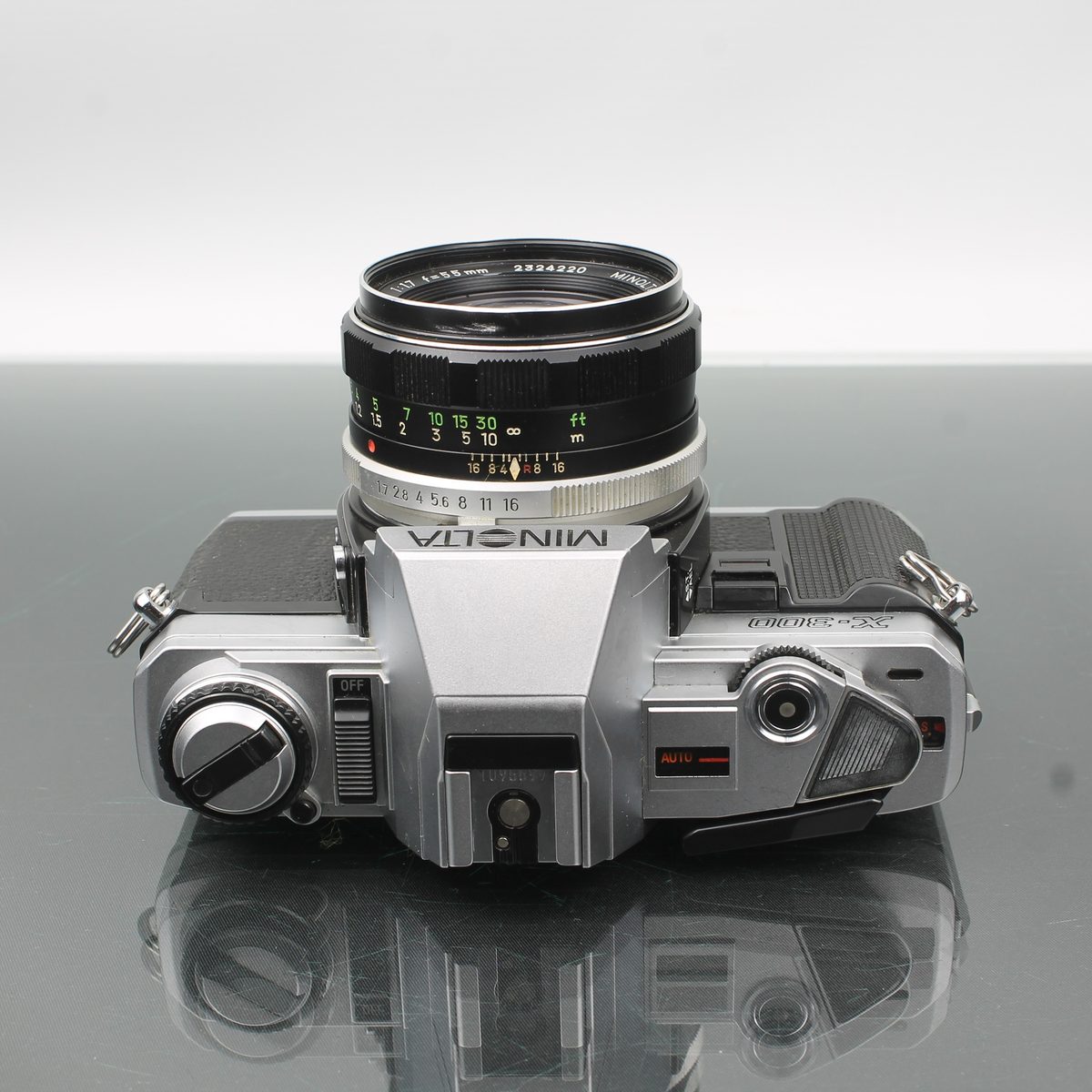 Minolta X300 + MC Rokkor-PF 1:1.7 F=55mm