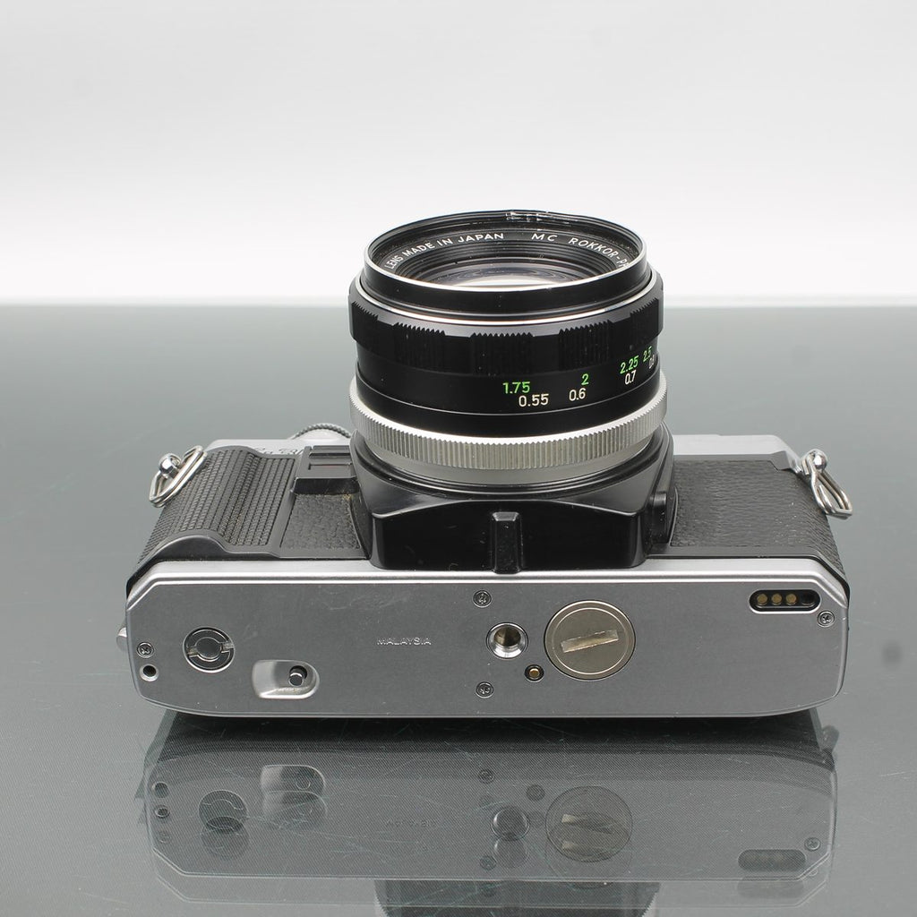 Minolta X300 + MC Rokkor-PF 1:1.7 F=55mm