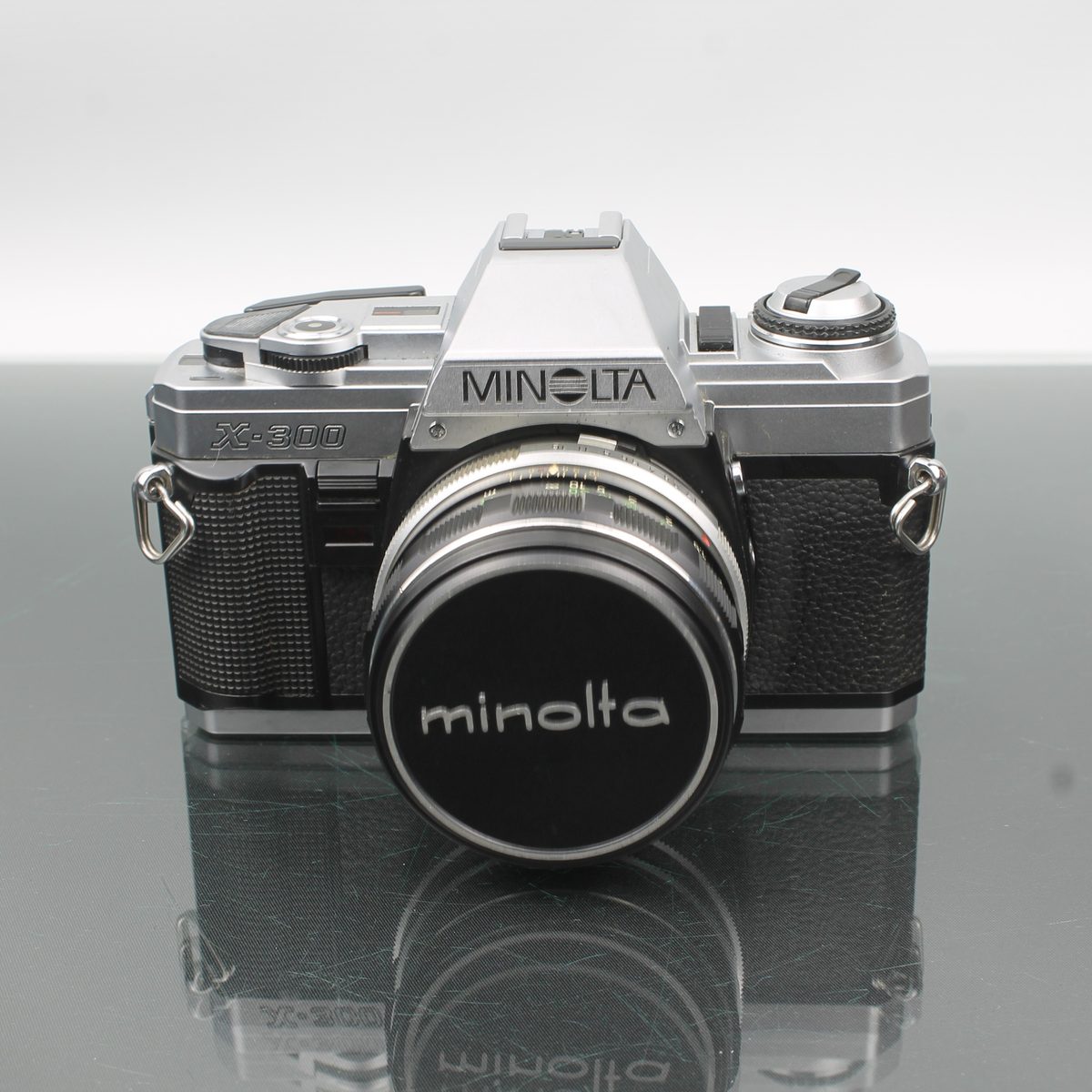 Minolta X300 + MC Rokkor-PF 1:1.7 F=55mm